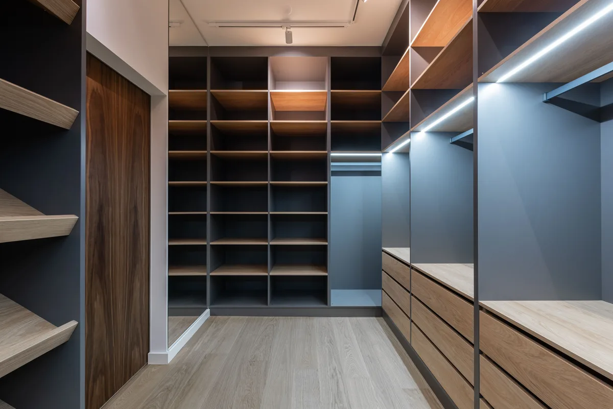 Bright empty apartment interior ready for move-out inspection