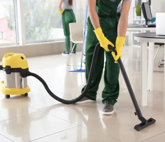 Office cleaning service card — commercial janitorial Get it Clean Services